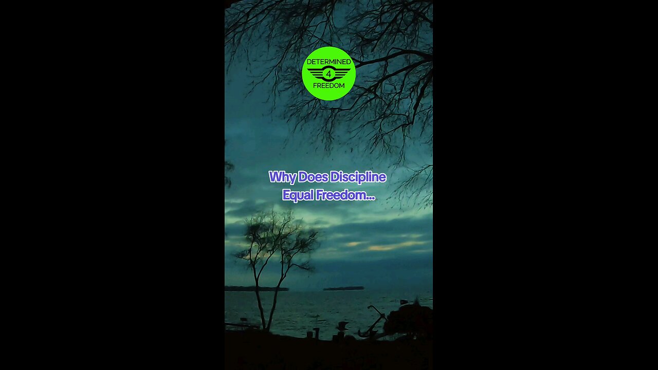 Why Does Discipline Equal Freedom...