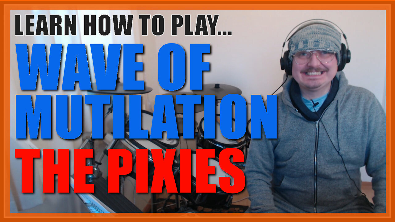 ★ Wave Of Mutilation (The Pixies) ★ Drum Lesson PREVIEW | How To Play Song (David Lovering)