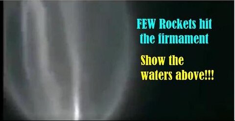 Rockets hit the firmament! Take a close look!