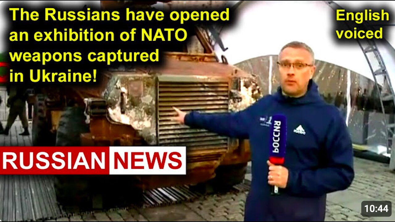 The Russians have opened an exhibition of NATO weapons captured in Ukraine!