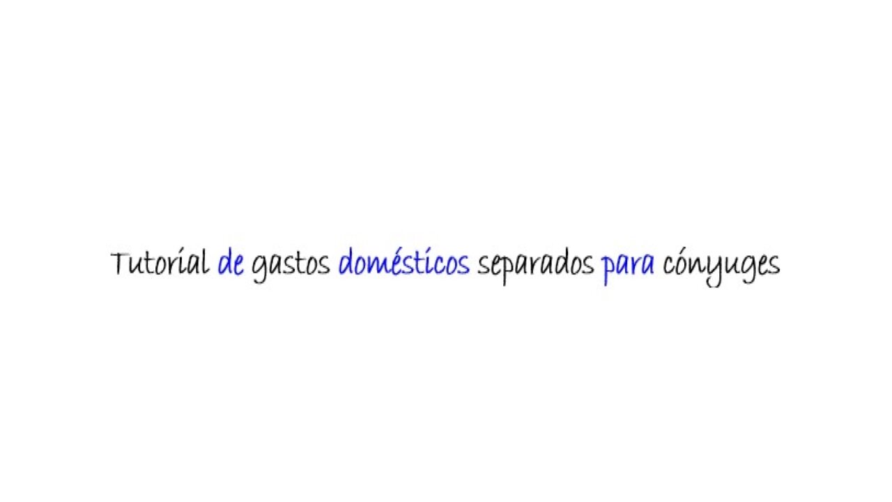 Mobile - Separate Household Expenses - Spanish