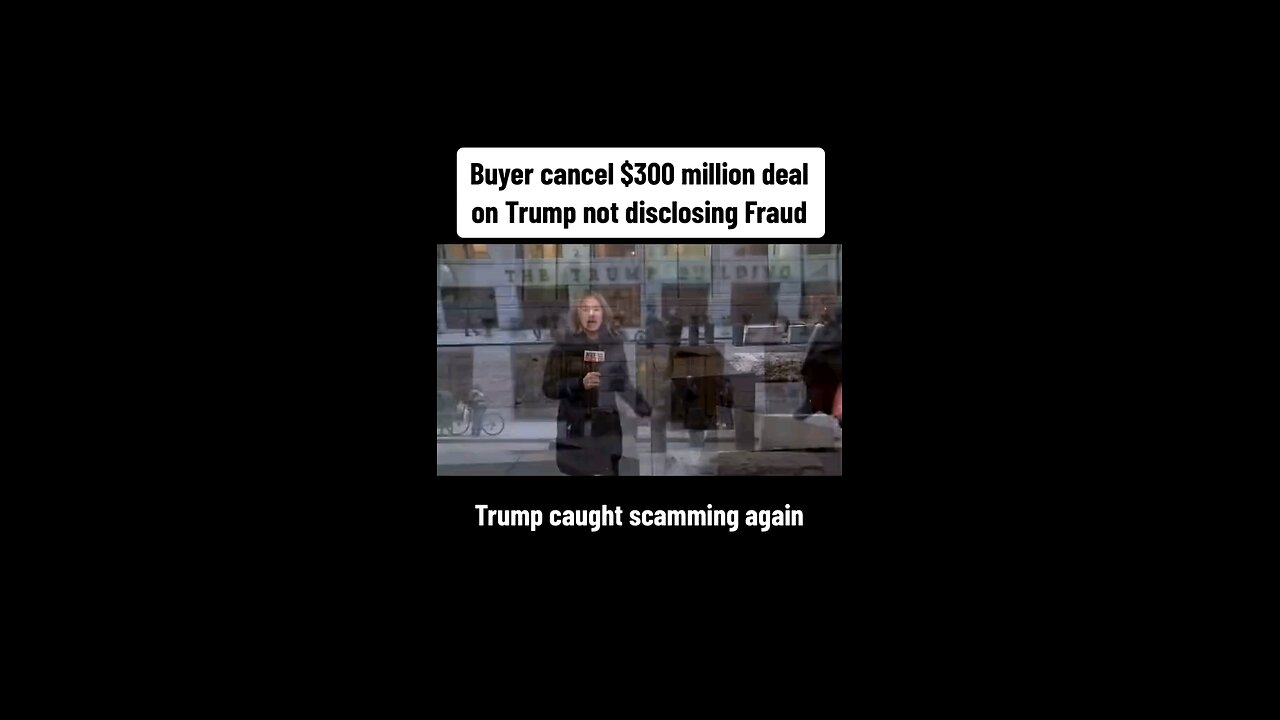 Trump caught scamming again. Is it right