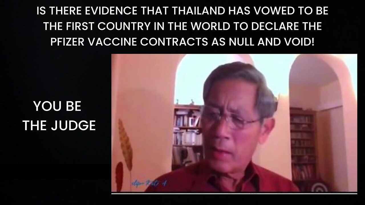 Will Thailand Vow To Nullify Pfizer Vaccine Contracts?