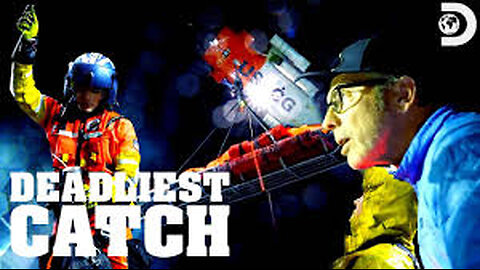 Incredible Rescue! Helicopter Lifts Deckhand from the Patricia Lee Deadliest Catch