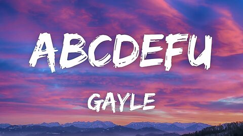 GAYLE - abcdefu (Lyrics)