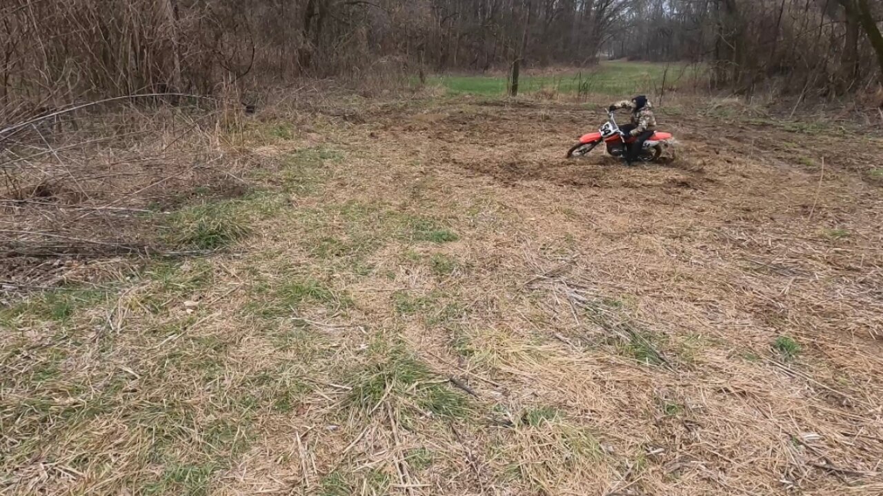 Donuts on Dirt Bikes?