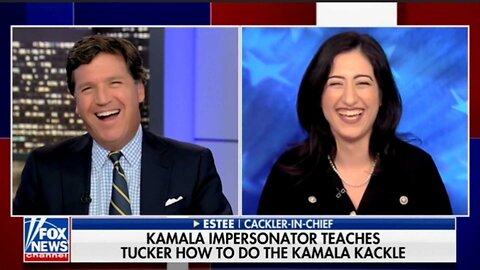 WATCH: Kamala impersonator joins Tucker