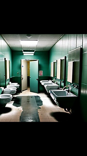 AI art: bathroom from a dream