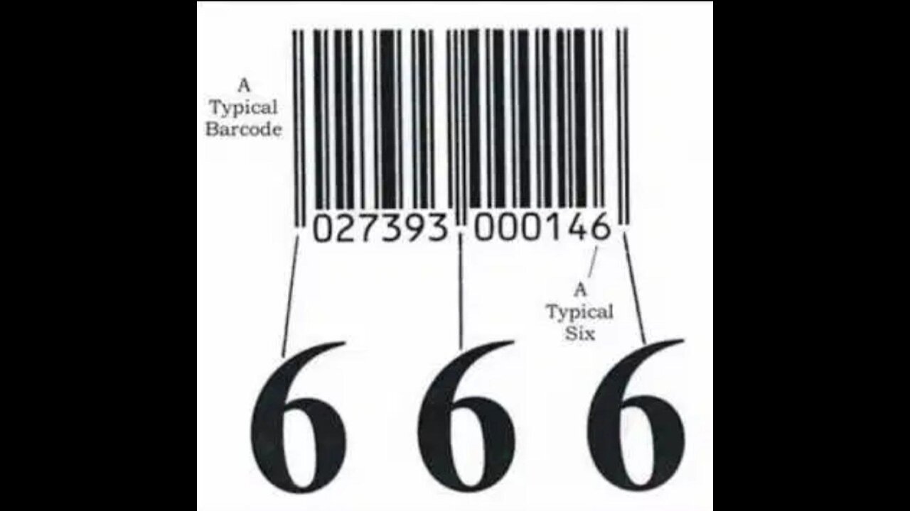 TRUTHERS GOLD The number 666 appears on most typical barcodes