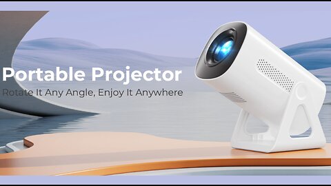 Portable WiFi and Bluetooth Projector