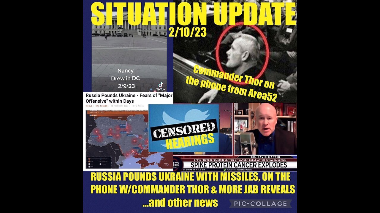 Situation Update 2-10-23 - We Are In The Storm...Biden Rape Victim..