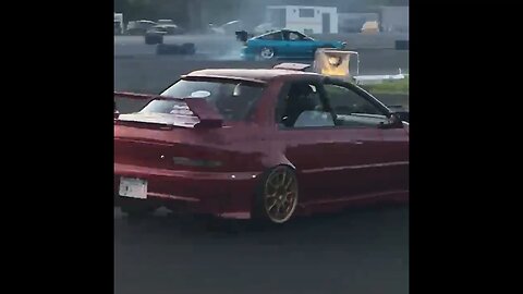 Rear wheel Subaru drift