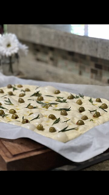 Olive and Rosemary Focaccia