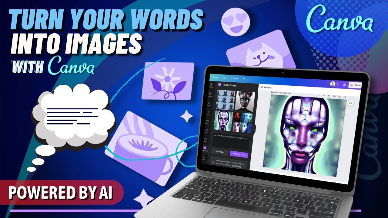 Turn Text Into Images With This New Canva AI Tool!