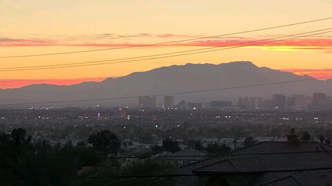 Did you see tonight's Las Vegas sunset? Check this out! 12.01.2024 #lasvegas #weather #follow