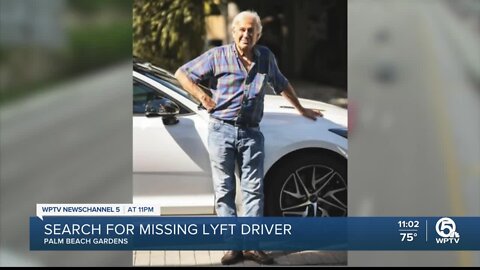 Palm Beach Gardens man, 74, missing since Monday after picking up Lyft rider