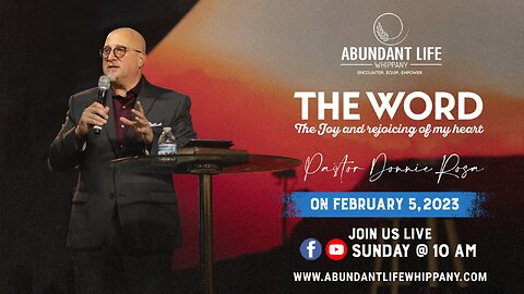 The Word | Pastor Donnie Rosa