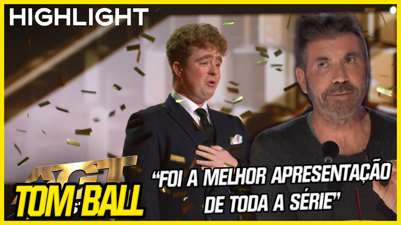 Botão de Ouro: Tom Ball impressiona os juízes com "The Sound of Silence" | AGT: All-Stars 2023