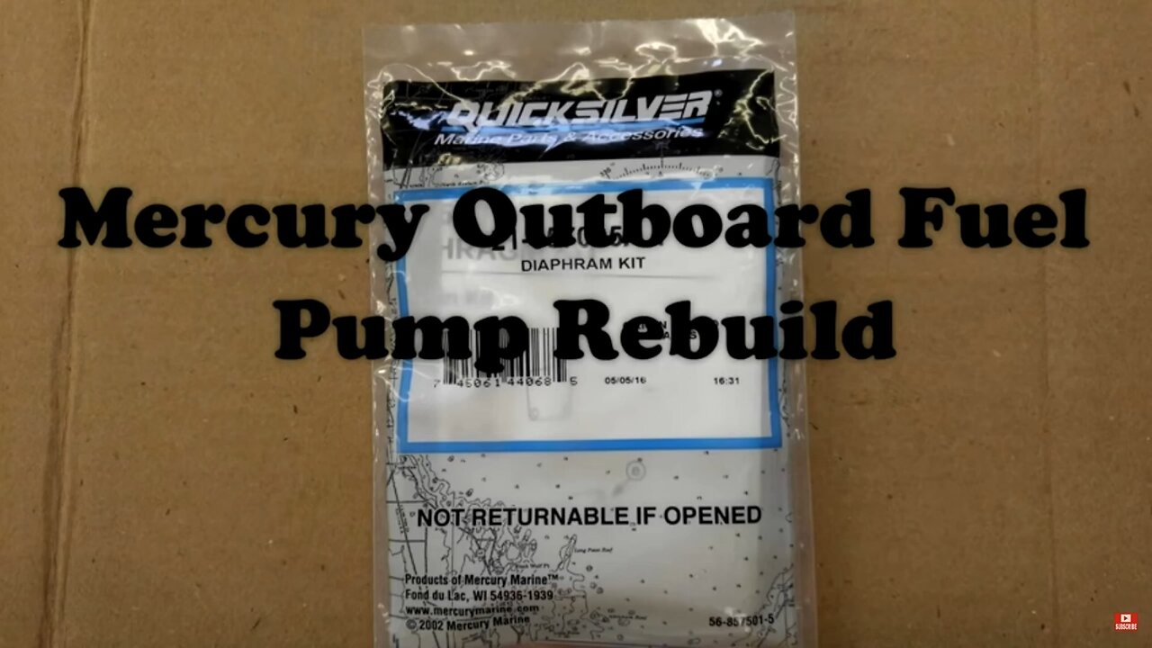 Rebuilding a Mercury Impulse Fuel Pump