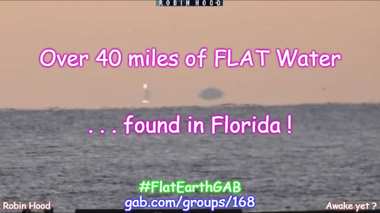 Over 40 miles of FLAT Water found in Florida !