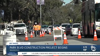 Park Blvd construction begins