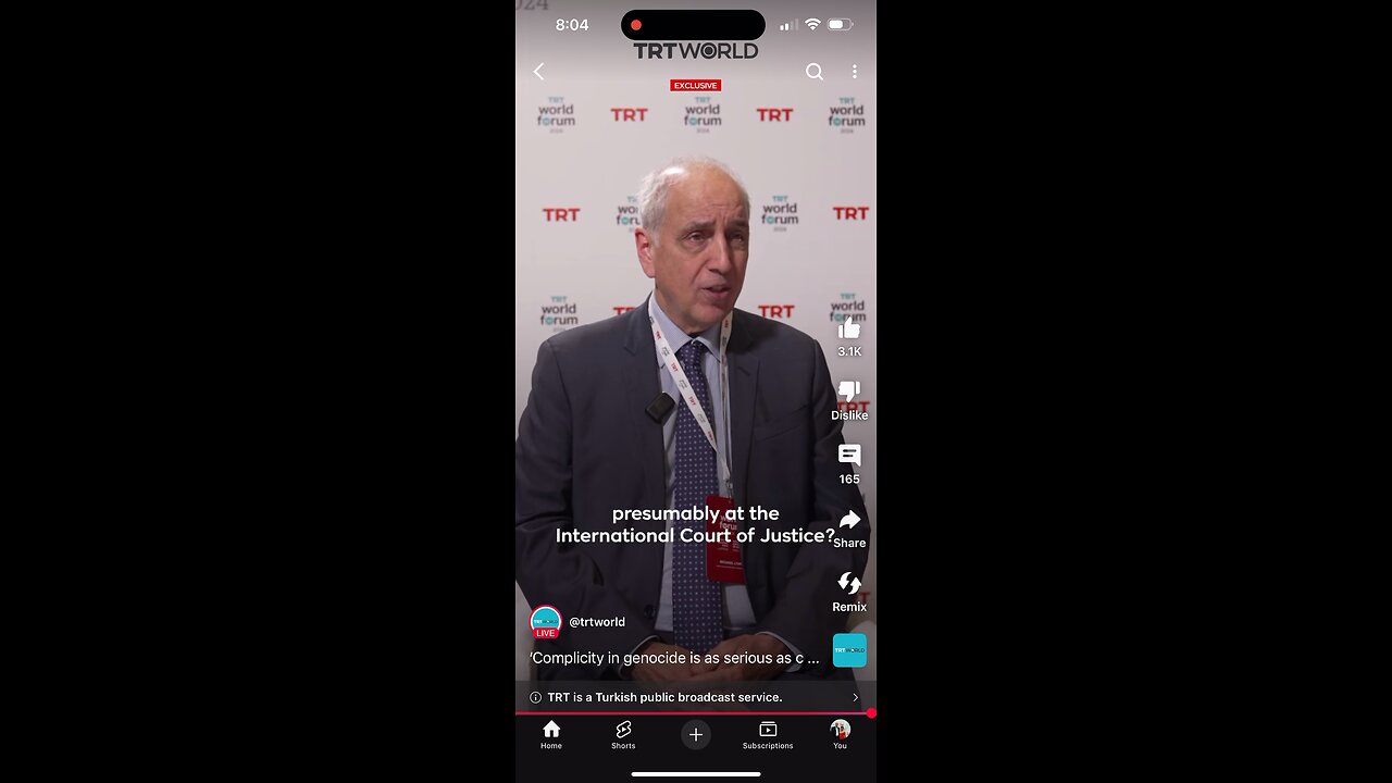 The United States is guilty of Genocide. Former UN Special Rapporteur. ​⁠ YT @trtworld, 12-2-24