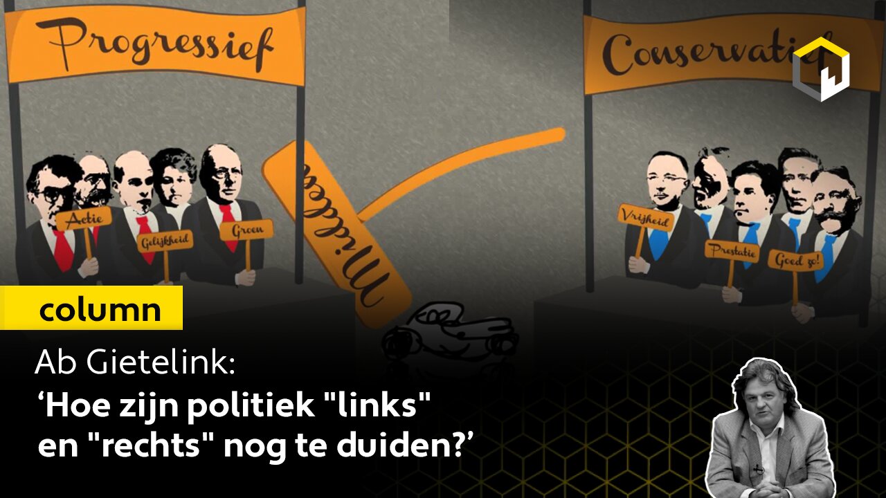 ‘Hoe zijn politiek "links" en "rechts" nog te duiden?’ vraagt Ab Gietelink zich af