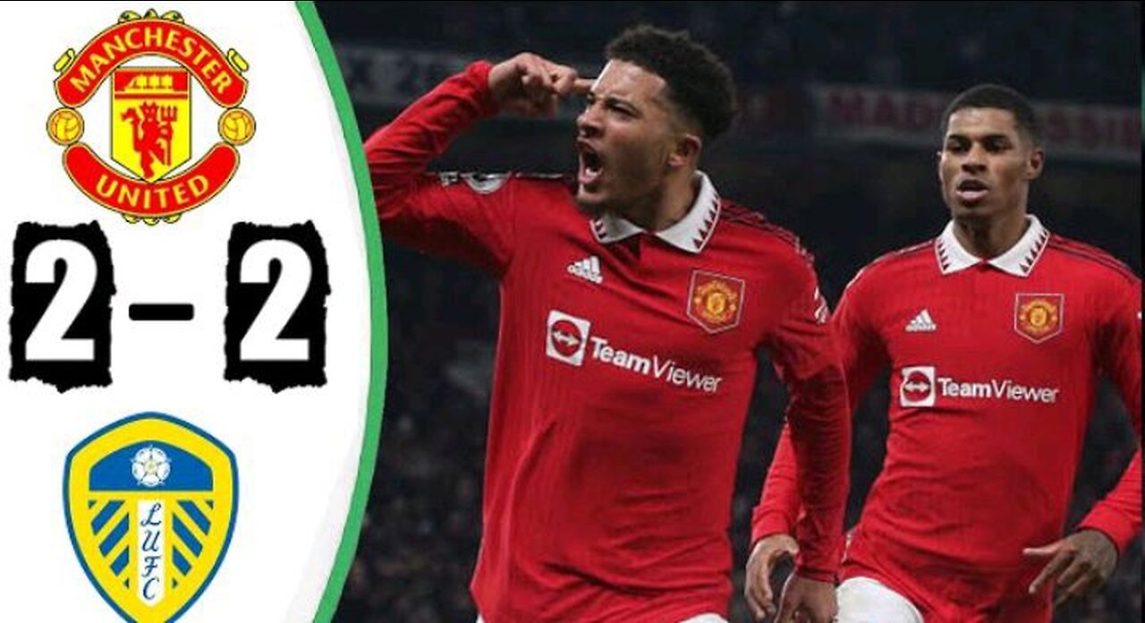 HIGHLIGHTS OF MAN UTD VS LEEDS UTD HEROIC (2-2) DRAW