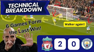 No Wins In Six For City! Liverpool 2 0 Man City Analysis