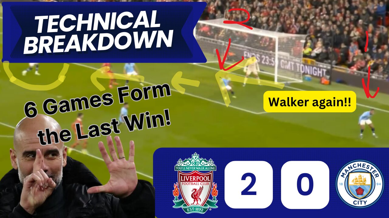 No Wins In Six For City! Liverpool 2 0 Man City Analysis