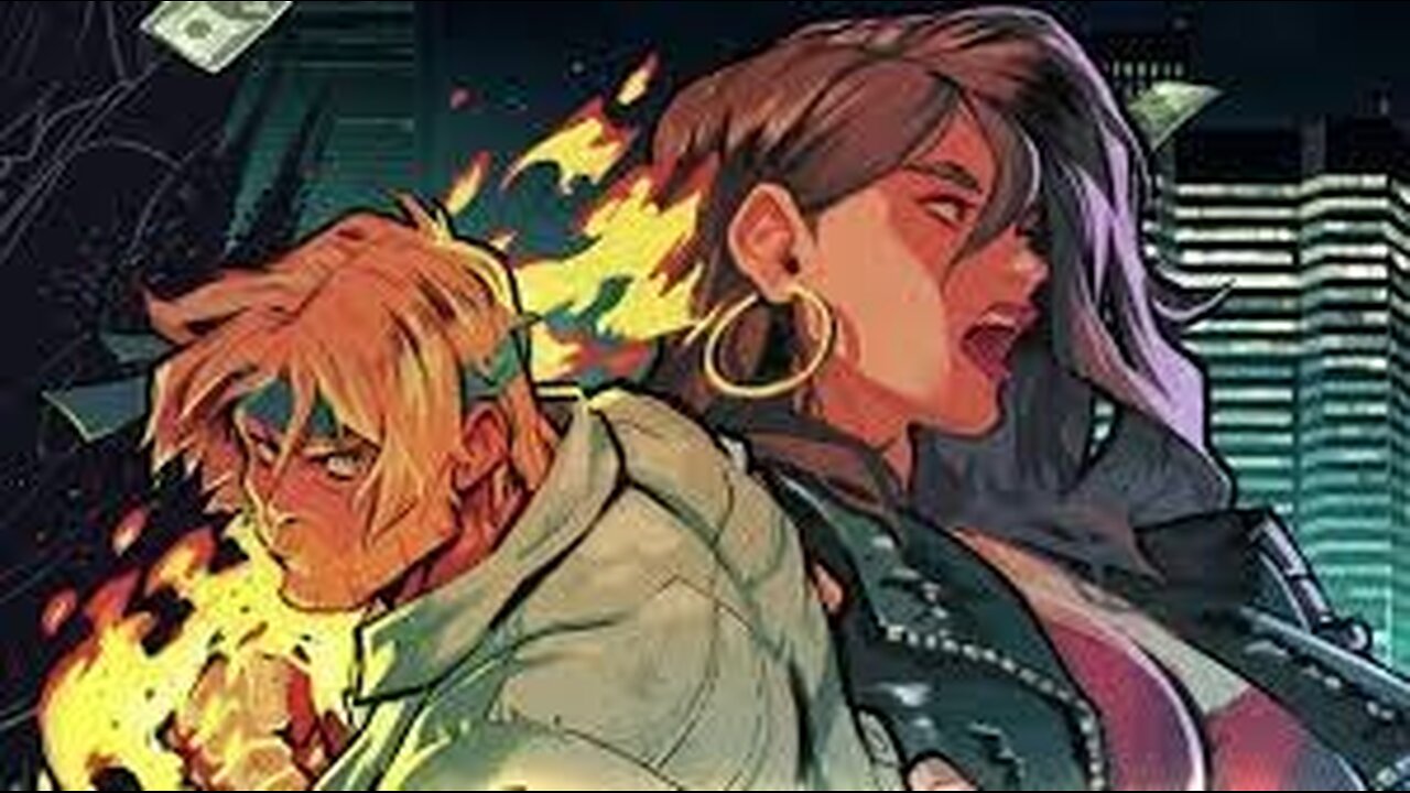 Streets of Rage 4 stage 7 sky train shiva