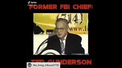 Ted Gunderson speaking TRUTH