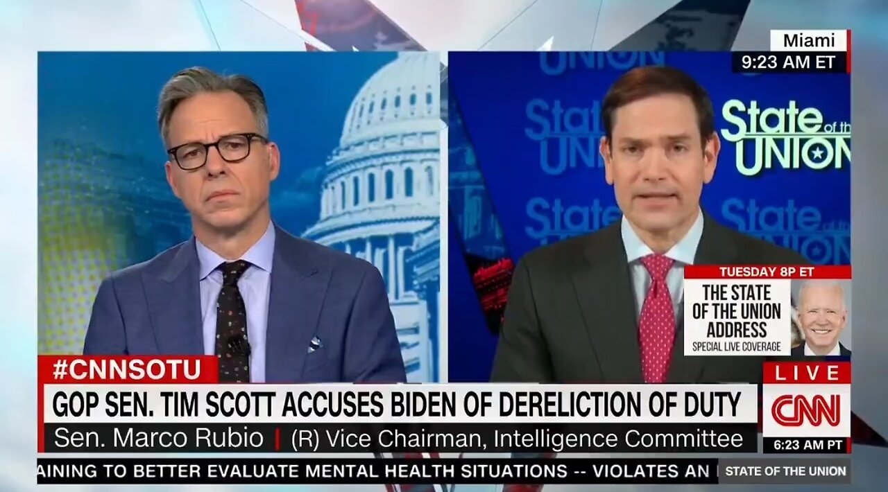 Sen Marco Rubio Rips Biden's Dereliction Of Duty