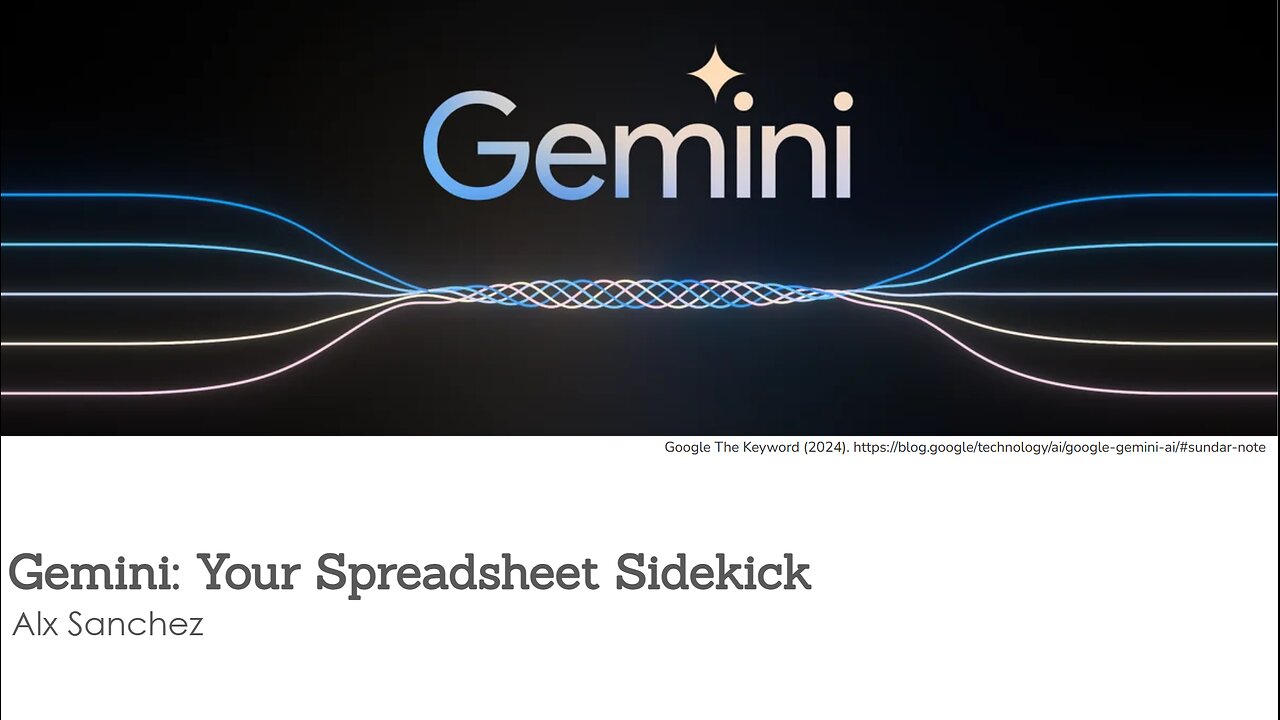 Gemini: Your Spreadsheet Sidekick