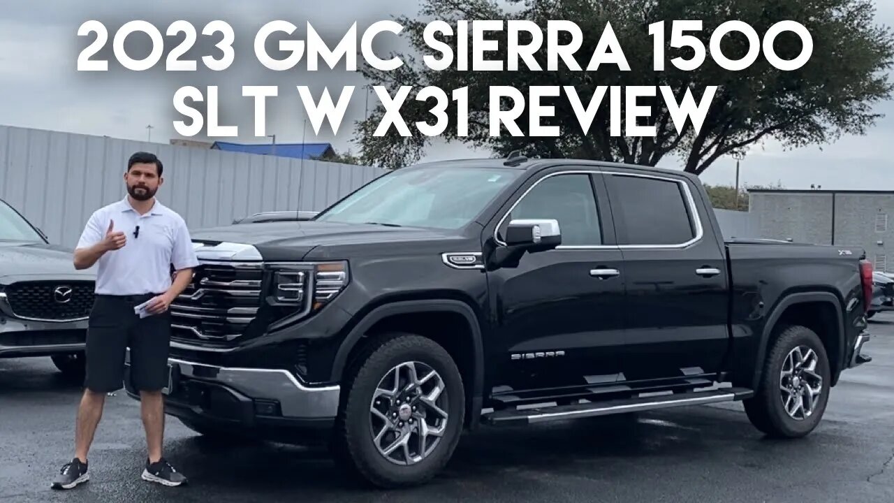 2023 GMC Sierra 1500 SLT w X31 Package Review