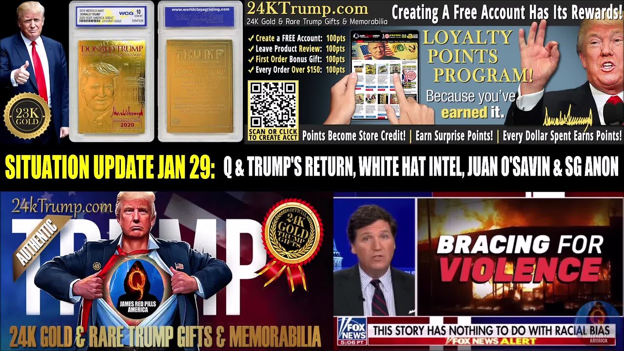 SITUATION UPDATE Jan 31! A FINAL SOLUTION! White Hat Intel! Trump's RETURN! SG An0n, 0'Savin! WOW!