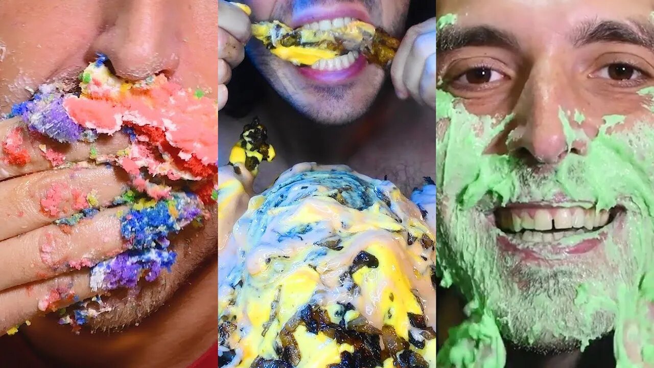 ASMR WORLDS MESSIEST EATING 2 HOURS NO TALKING | NOMNOMSAMMIEBOY