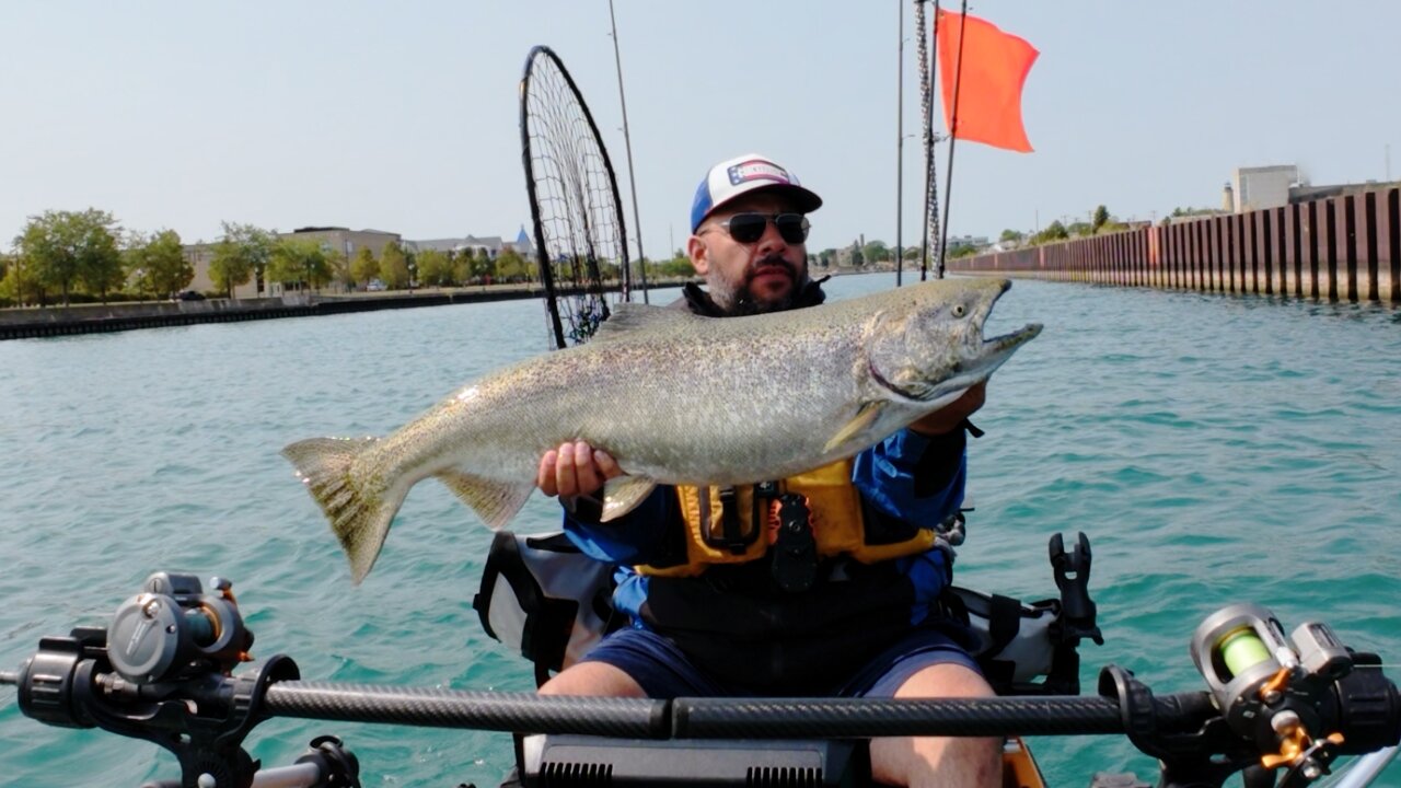 My Last Day of King Salmon Fishing on Lake Michigan for 2024