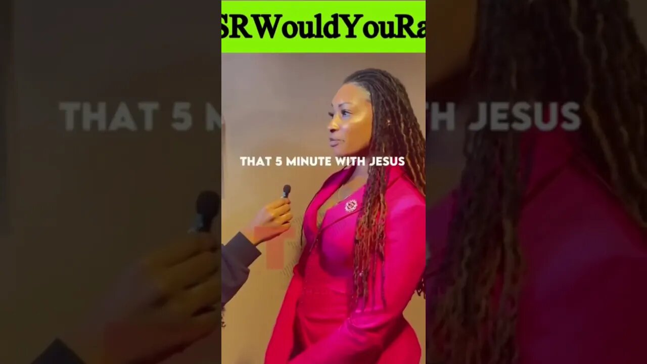 5 Minutes with Jesus or $5,000,000?