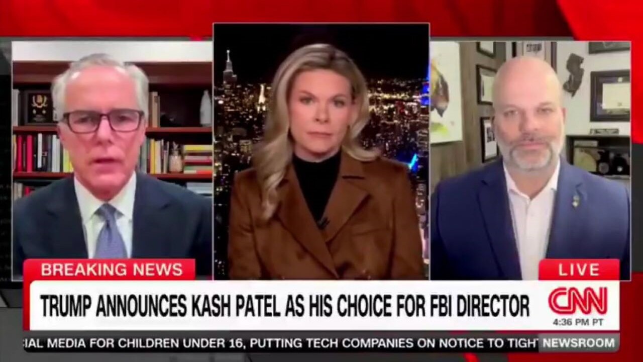 Delicious: Andrew McCabe Throws A Fit On CNN Over Trump Nomination Of Kash Patel To FBI Director
