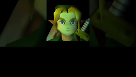 One of my favorite cut scenes￼, in majora’s mask. #legendofzelda #Majorasmask #skullkid #dekuscrub