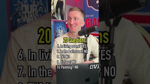 Zach With The Late Pull!! 20 Questions, GO! #shorts #questions #guessinggame #20 #podcast #games