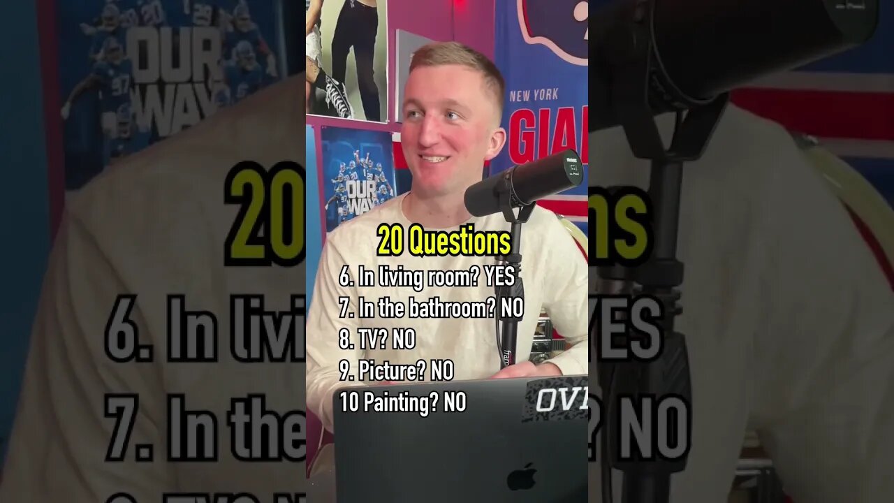 Zach With The Late Pull!! 20 Questions, GO! #shorts #questions #guessinggame #20 #podcast #games