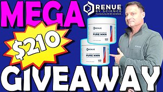 $210 MEGA NMN Longevity GIVEAWAY | RENUE by SCIENCE