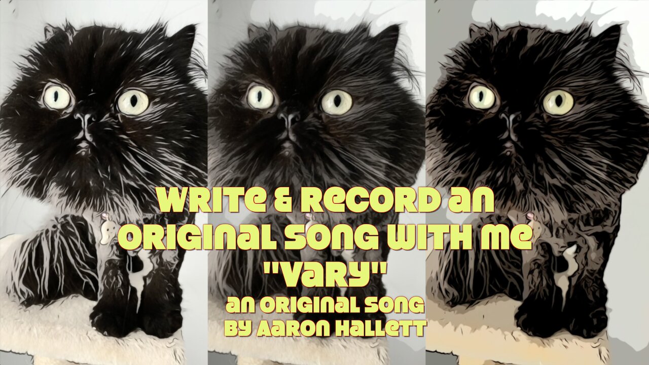 Write & Record an Original Song With Me "Vary" an Original Song by Aaron Hallett