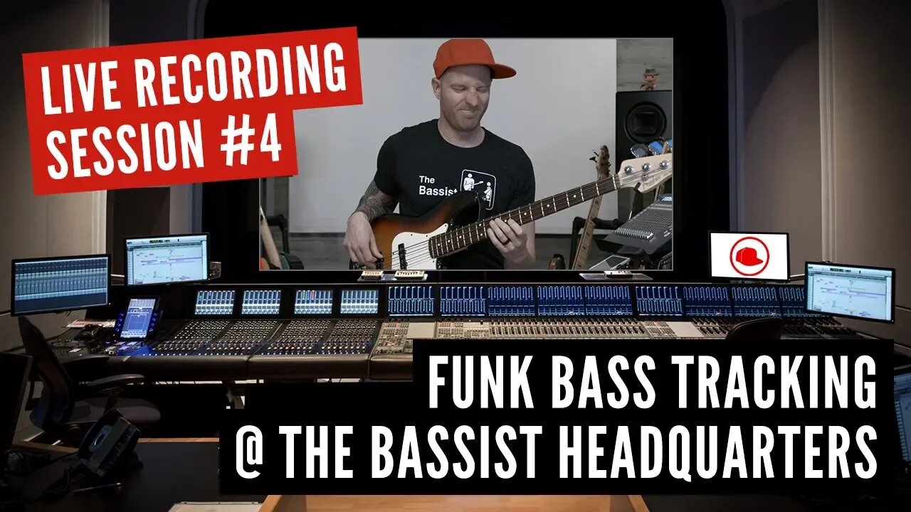 FUNK BASS TRACKING - LIVE RECORDING SESSION #4