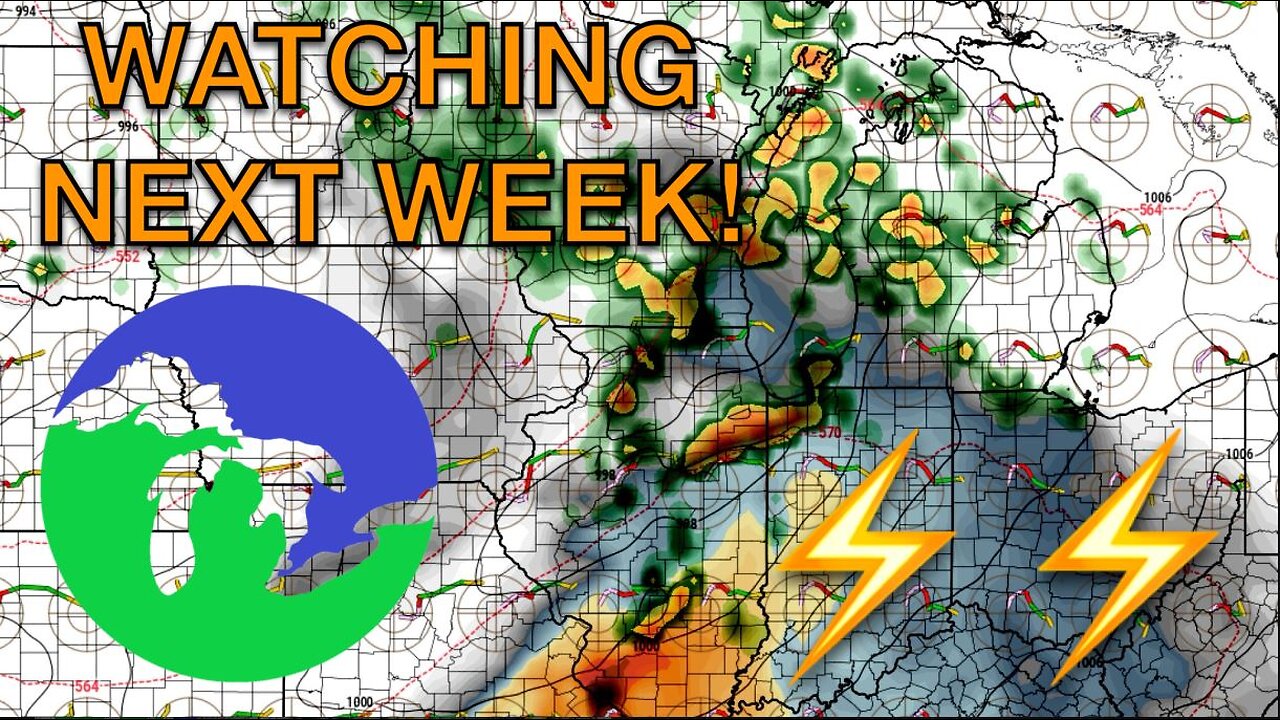 Severe Weather Potential Targets the Great Lakes Tuesday/Wednesday