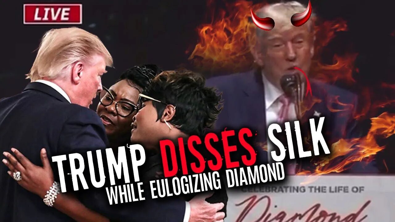 Trump Disses Silk By Saying He Never Met Her While Eulogizing Her Late Sister Diamond