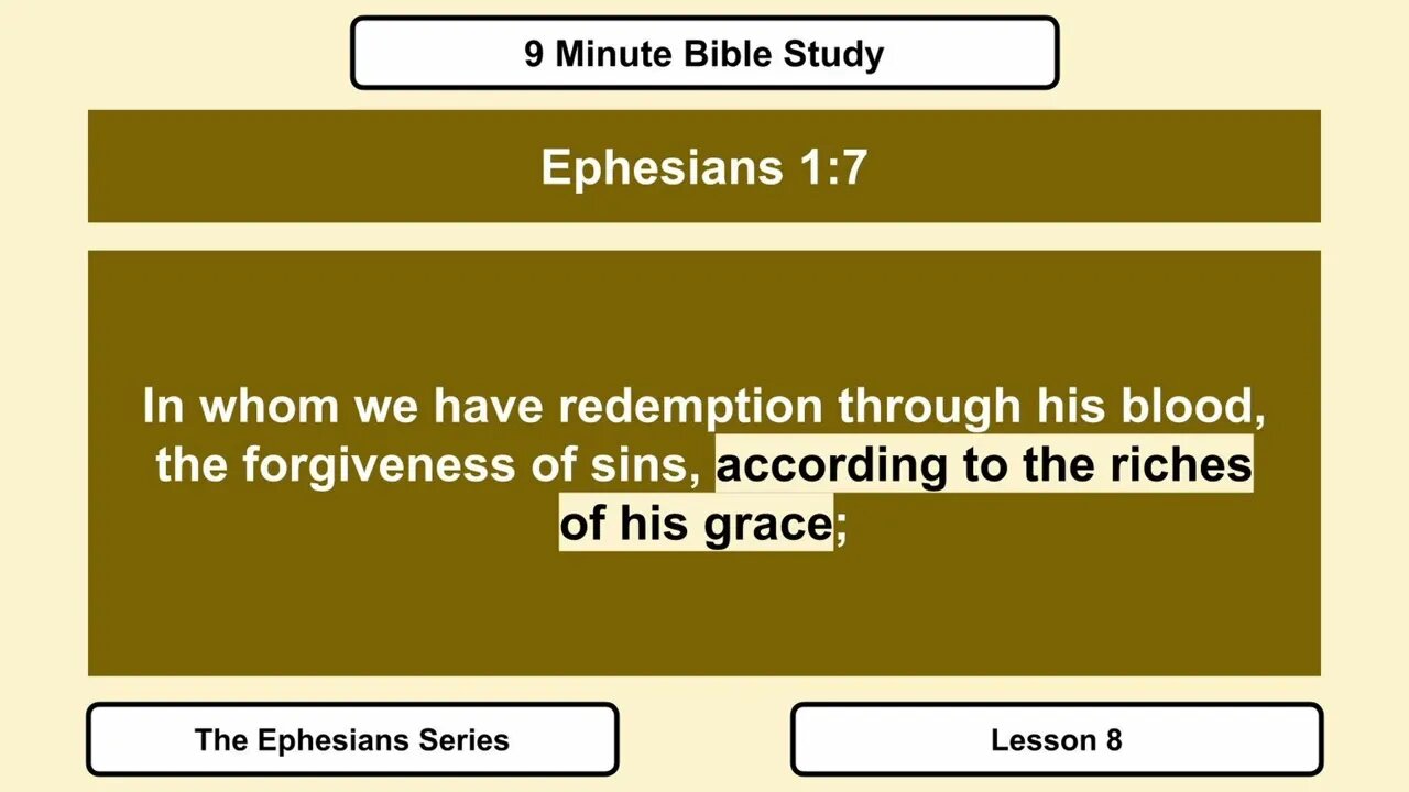 9 Minute Bible Study