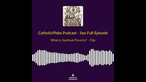 what is spiritual poverty soundbite